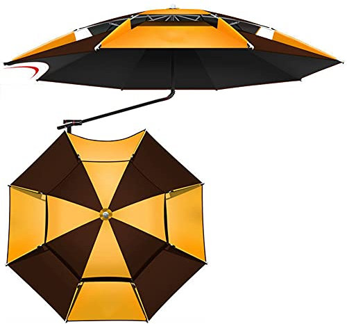 ATAAY Sombrilla de jardín con voladizo Compensado de 2m/2,2 m, sombrilla de jardín, inclinación/rotación de 360 ​​°/pabellón Redondo Impermeable/UV 50+, sombrilla de Pesca al Aire Libre