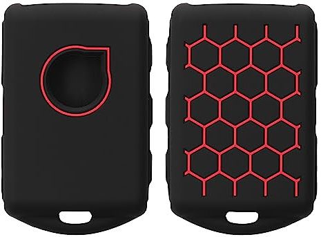 kwmobile Cover Chiavi Auto Compatibile con Chiave auto Volvo a 4 pulsanti Keyless Go - Custodia Protettiva Chiave Auto Copri Telecomando Gomma - Portachiave Macchina Silicone