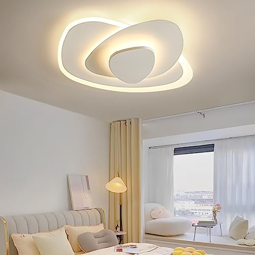 Deckenlampe LED Schlafzimmer Deckenleuchte Dimmbar 3500K-6500K Geometrisches Deckenlicht Dreieck Design Deckenleuchten Modern Kreative Lampen Arbeitszimmer Wohnzimmer Büro Esszimmer Lampen ( Size : 40
