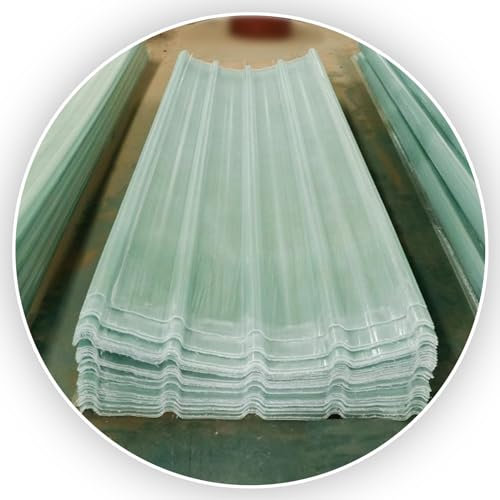 Dachbleche,Dachpaneele,Gebäudedachmaterial,Profilblech,Welldachblech,Schuppendachpaneel,Dachplatten,Tageslichtpaneele Dachziegel Zum Ersetzen von Carport-Gewächshäusern (0.9x1.6m/35x63in,5 pcs)
