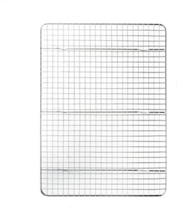 Grilles de Refroidissement Support de refroidissement en acier inoxydable, support de refroidissement for gâteaux, pain et biscuits Grilles pour La Cuisson Et La Pâtisserie ( Color : Silver , Size : 3