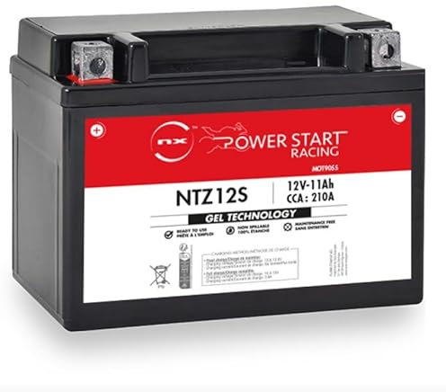 Batterie moto Gel NTZ12S / YTZ12S 12V 11Ah