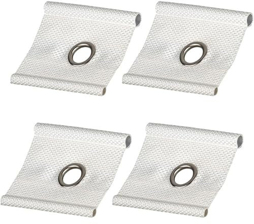 WBZOWRB 4 Piezas ganchos para toldos, ganchos para rieles de canal, ganchos para caravanas, Autocaravanas accesorios, Adecuado para orificios de tubería de 5/6 mm-7/8 mm