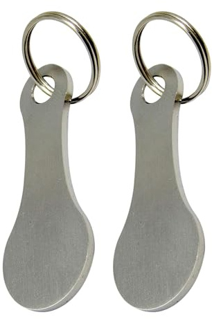 Jetons de pièce de monnaie de chariot à clés de caddie, porte-clés robustes caddie | Jetons de caddie durables porte-clés, porte-clés de caddie décor hommes femmes, jetons de chariot avec porte-clés