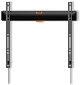 Vogel's TVM 3407 Flache Feste TV-Wandhalterung für 32-77 Zoll Fernseher | Sicheres ClickLoc-Einrastsystem, Flaches Design, 50 kg Tragkraft, TÜV-Zertifiziert, VESA 400x400, Inkl. Fischer-Dübel