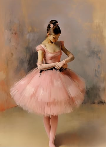 Ballett in rosa Reispapier, 29 x 40,5 cm (1 Stück) – Decoupage-Kunstwerk für Poster, Möbel und Handwerk, Decoupage von CRAFT KREATIVELY