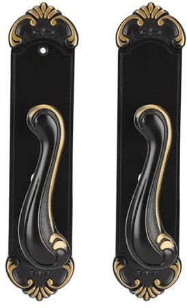 ESESE Serratura a leva for porta, maniglia interna silenziosa con meccanismo di blocco semplice for camera da letto e bagno, maniglia for porta d'ingresso senza chiave universale adatta alla maggior
