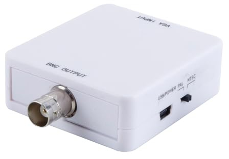 Nicear VGA To BNC Converter, 1920 X 1080 Resolution Video Converter for Video Conferencing Home Theater HDTV Monitors, TVs, Computers
