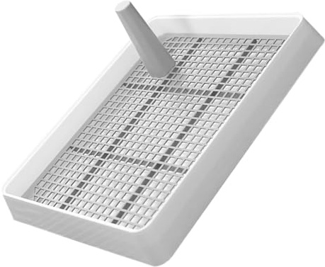 NOLITOY Toilette per Cani a Griglia in Pp Resistente Piccolo 38x31 Cm per Addestramento Cuccioli da Interno Pratica e Facile da Pulire