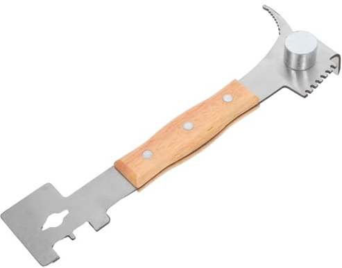TOYANDONA Bienenvlies-stockmeißel Mit Holzgriff Verzinkter Stahl-stockschaber Bienenstockausrüstung Für Imkerei Propolisentferner Rahmenheber Für Imkereibedarf Und Bienenstockwerkzeug