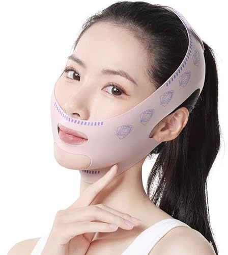 Breathable Double Strap Enhances Contouring And Reduces Forehead Creases During Sleep Reusable V Line Strap