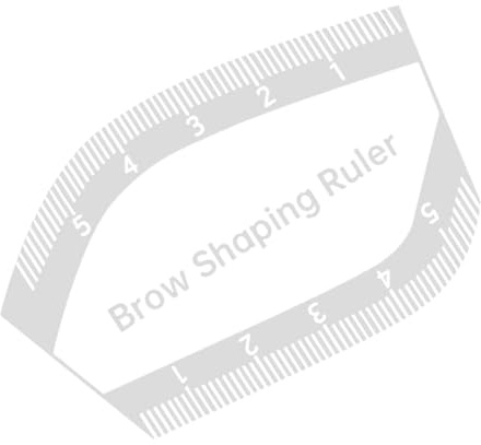 Règle De Cartographie Des Sourcils | Gabarit De Positionnement Des Sourcils En Acrylique Portable Pour Dessin Rapide | Pochoirs De Mesure Pour Le Design | Pour Usage Professionnel Maison