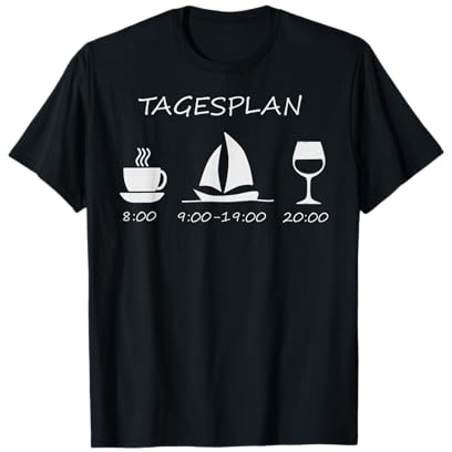 Tagesplan Segeln TShirt T-Shirt