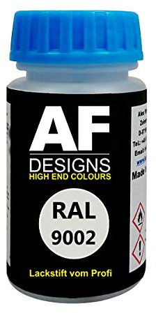 Alex Flittner Designs Lackstift RAL 9002 GRAUWEISS seidenmatt 50ml schnelltrocknend Acryl