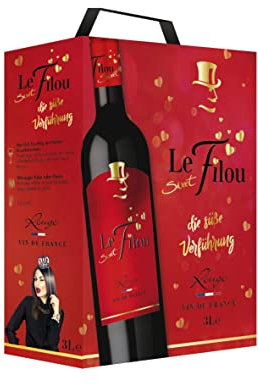 Le Sweet Filou - Süβer und fruchtiger Rotwein aus Frankreich, Bag in Box (1 x 3L)