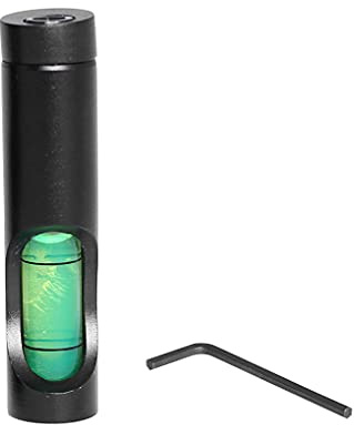 rongweiwang Alliage d'aluminium 11mm Bubble Niveau Bubble Situ Cylindre 11mm Bubble Niveau Bubble Chasse Bubble Montage pour tisserand pour Picatinny