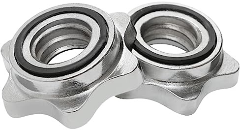KK Chrom-Langhantelstange, 2,5 cm, Gewichtheberstange mit Drehverschluss, Krafttraining für Damen und Herren, Zuhause, Fitnessstudio, Training, Training