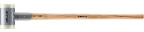 HALDER Schlegel, mit schwingungsdämpfendem, ergonomisch geformtem und lackiertem Hickorystiel | D=100 mm/Gewicht=5000 g | 3366.0S5