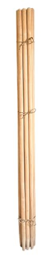 pokm toolsmarket - Besenstiel Holz Ersatzstiel, 170 cm, Holzstiel aus Buchenholz, Gerätestiel Ø 27 mm, Holzstiele für Gartengeräte, Gartenhacken - 10 stk.