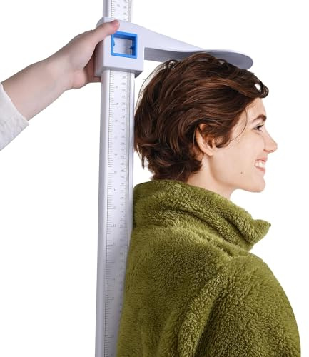 heninhill Height Measurement Portable Stadiometer with Carry Case Height Measuring Rod 8-82 inch/20-210 cm