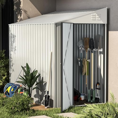 U-MAX Outdoor Lean to Storage, White