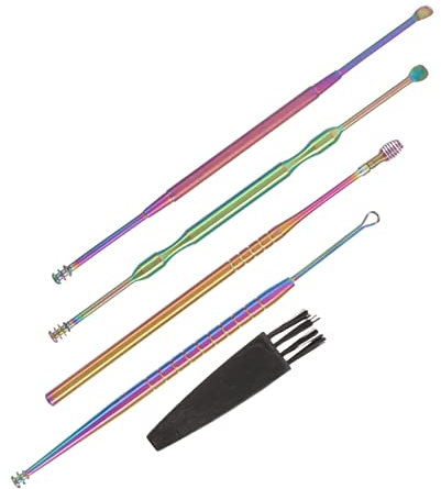 Healeved Ohrenschmalzentfernungsset Mit Ohrenlöffel Und Werkzeugen Aus Edelstahl Für Effektive Ohrenreinigung Und Schmalzentfernung