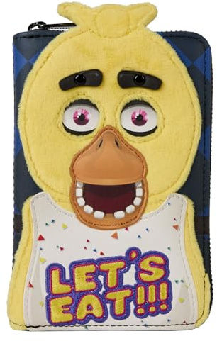 Loungefly Five Nights at Freddys plånbok med dragkedja runt