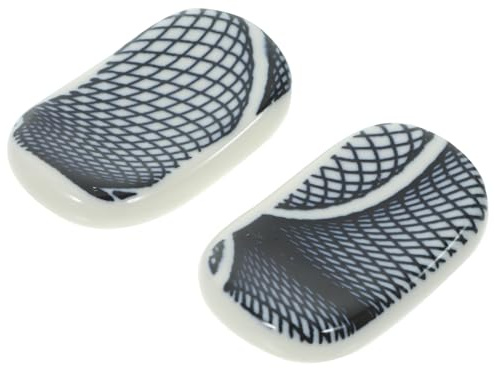 PRETYZOOM 2piezas Soporte para Palillos De Cerámica Ovalado Simple Reposacucharas Resistente para Vajilla Accesorios para Utensilios De Cocina Color Azul Oscuro