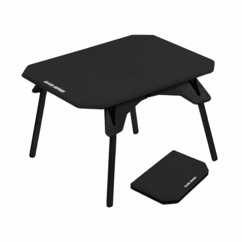 OKYUK Klapptisch mit Abnehmbare Tischbeine Wetterfest Campingtisch Klappbar Tragbar klappbarer esstisch Ideal für Camping, Motorradtouren, Picknicks (Schwarz)
