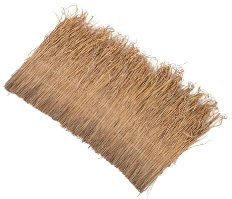 Beavorty Copertura in Paglia Naturale per Padiglione da Giardino, Design, Dimensioni 95x65 Cm, Stile Messicano, per Resort e Parchi
