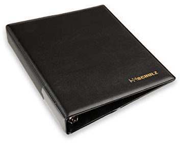 SCHULZ Münzalbum für 200 Stück 2 Euro Münzen (schwarz)