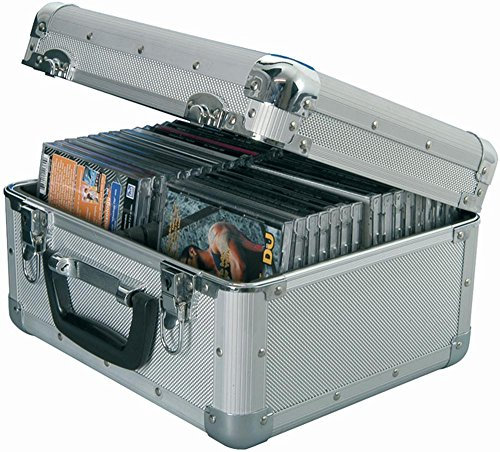 Custodia per CD/CD case in alluminio 40/40; gamma di prodotti di alluminio:-; SVHC: no SVHC (12-jan-2017); colore: Flight case e 2 chiavi (CDA: 40)