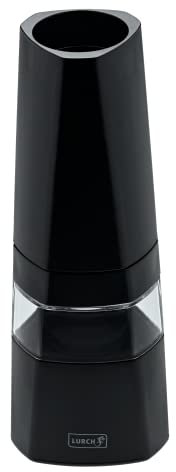 Lurch Tango 20843 - Macinino per Peperoncino, con meccanismo di Taglio in Acciaio Inox, per chilis o Cioccolato, plastica, 6 x 6 x 18 cm, Colore: Nero