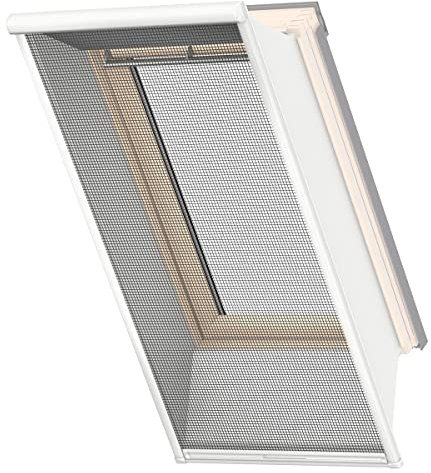 Moustiquaire VELUX - Ouverture L 1121-1285 mm H 1601-2400 mm | Protection contre les insectes, moustiquaire durable et transparente