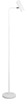 Trio Leuchten Golvlampa Marley 412400131, metall vit matt, exklusiv glödlampa 1 x GU10