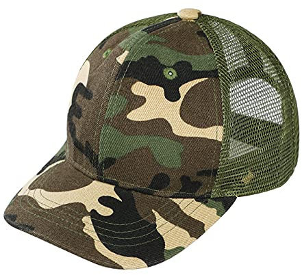 Baseball Cap Junge Trucker Kappe Mesh Sonnenhut Verstellbar Snapback Cap Druckverschluss Schirmmütze Atmunsaktiv Outdoor Sommerhut Kinder Baseballkappe UV Schutz Basecap für Sport Radfahren Camping
