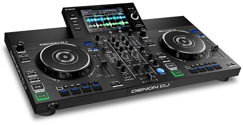 Denon DJ SC LIVE 2 - Standalone DJ Controller with Amazon Music Unlimited Streaming, 7 Touchscreen, Wi-Fi, Speakers, and Serato DJ and Virtual DJ Support