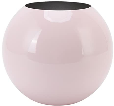 Runde Vase, Bubble Bowl Vase, Nordischer Stil, Modern, Edelstahl, Kleine Blumenvase, Ornament, Wohnzimmer, Büro, Tischdekoration, Hochzeitsvase, Wohnzimmer, Büro, Tischdekoration, für(Rosa)