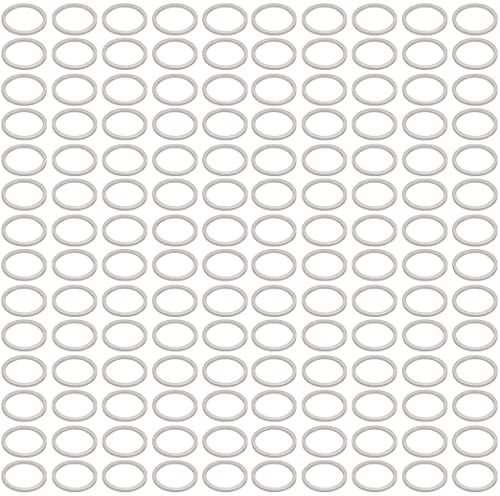 XYWHPGV Arandela de tapón de drenaje de hardware de motocicleta de aluminio de 200 piezas 20 mm x 24 mm x 1,5 mm(812f1 98bd9 443e4 145b4 1cc78 89c44