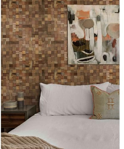 Holz Wandverkleidung Natural Cube 3D Wandpaneele recyceltes Teakholz CB-003