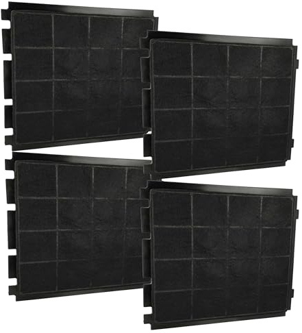 vhbw 4x Filtres à charbon actif remplacement pour Airforce AFFCA267 | AFCFCA267 pour hotte aspirante