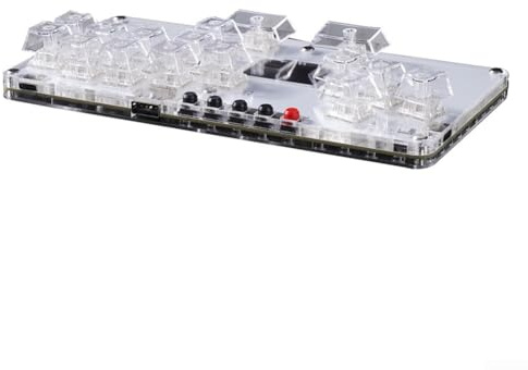 SPORTARC Teclado para juegos sin joystick de construcción eficiente compatible con las principales plataformas, incluyendo Windows 10/Steam Deck/PS3/PS4/Switch Systems (blanco)