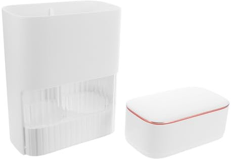 LAPYAPPE Portabicchieri Da Muro Ceramica Bianca Dispenser Per Bicchieri Usa e Getta Per Casa Ufficio e Palestra Design Compatto e Stile Moderno Facile Da Pulire e Versatile Per Accessori