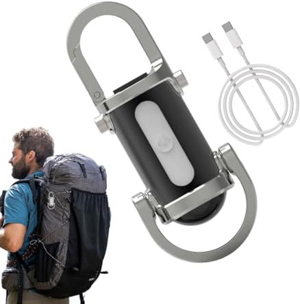 Opvonxeh Keychain Flashlight, Key Chain Flashlights Led, USB Rechargeable Torch, 3.46x1.38x1.02 inches Compact Powerful Small Gadgets, Outdoor Night Light for Camping and Work