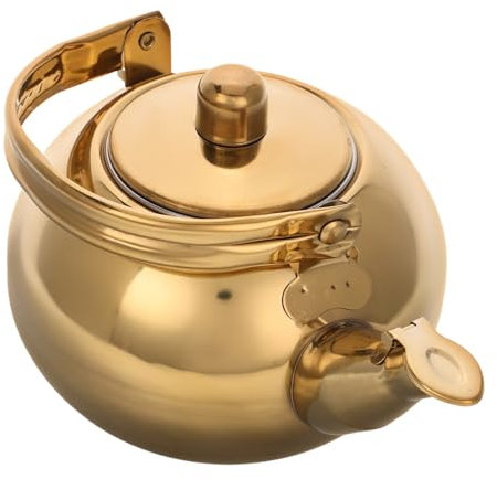 KOCKSHION Bouilloire Acier Inoxydable Avec Infuseur Théière Multifonctionnelle Pour Cuisson à Induction Et Capacité Design Épuré Et