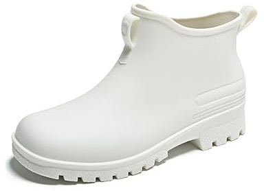 MGGMOKAY Stivali Da Pioggia Impermeabili Da Donna Scarpe Di Moda Cortometraggio Giardino All'aperto