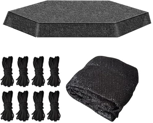 XIAOXIAOYU Trampoline Sail | Sun Protection | Safety Accessory Foldable Sun Shade for Garden Trampoline