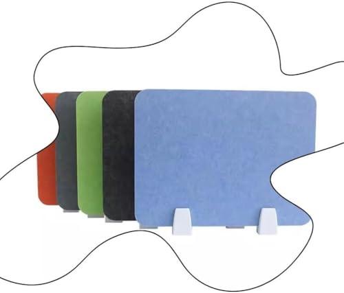 Portable Office Divider with Clip - Green 30x120cm Ideal for Home Office Workstation Partition Decorative Room Divider Soundproofing and Privacy Solution.