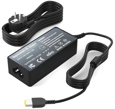 Cargador de 135W para Lenovo Thinkpad Universal Thunderbolt 4 3 Dock Essential Gen 1 2 Ultra Pro Docking Station,fit ThinkPad P1, X1 Extreme T440P Ideapad Yoga Y50 Y700 Legion Y530 ThinkBook 15P