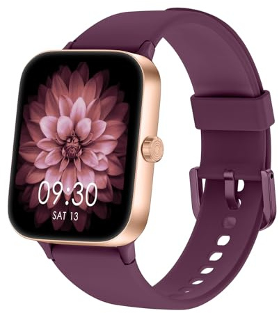 ASWEE Smartwatch Uomo Donna, 1.95 Full Touch Screen Smartwatch con Effettua/Risposta Chiamate, Fitness Tracker con Pressione Sanguigna e Monitor Sonno, 140+ Sport Step Counter per Android iOS